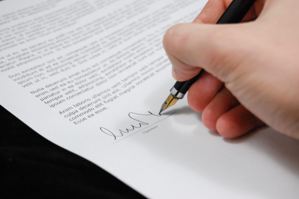 Owner Financing Contract Template Signature