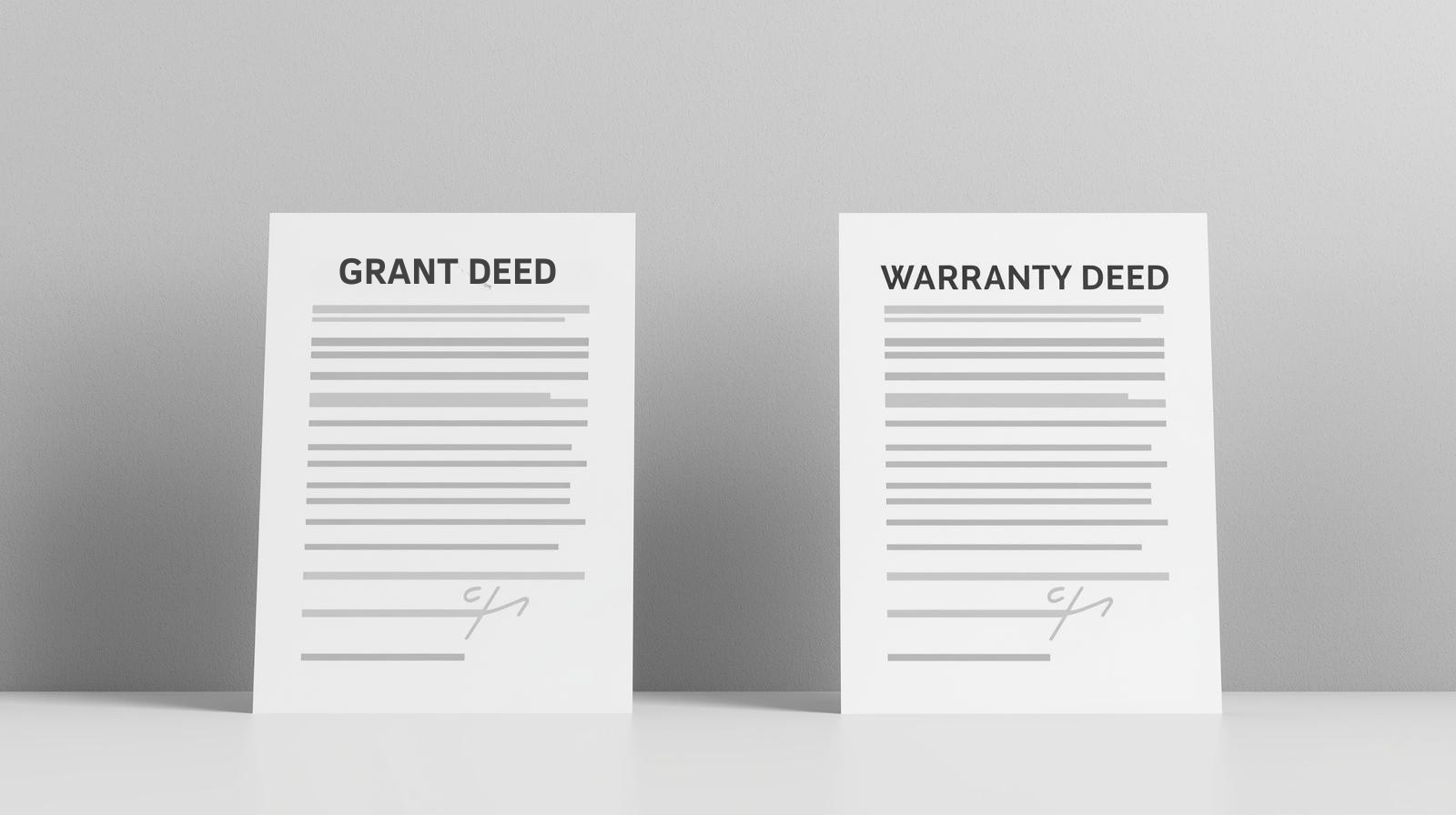 Grant Deed vs. Warranty Deed: What are the differences?